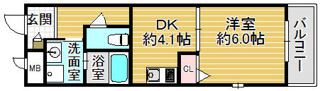【間取り】 | グレイス粟生新家 | グレース粟生新家