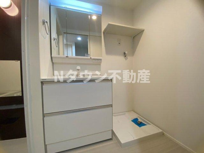 【洗面所】 | トレノハウス | 脱衣スペースもあります