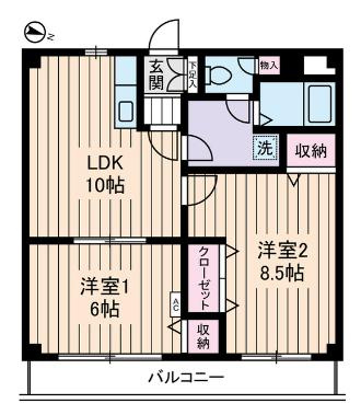 【間取り】 | クレール秀光