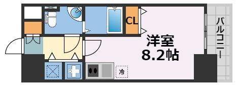 ベルエ難波西の間取り