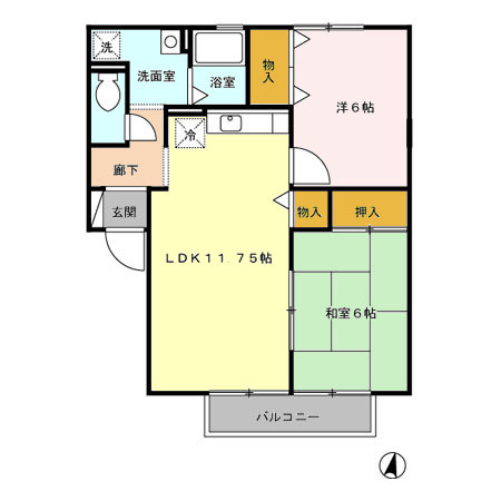 エスポワールの間取り