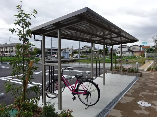 リジェール浜町のその他共用部分|自転車置き場