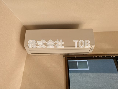 【設備】 | ガーデンハウス浜田山 | リビングエアコン※クリーニング中の写真