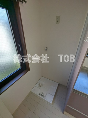 【設備】 | ガーデンハウス浜田山 | 洗濯機置き場※クリーニング中の写真※