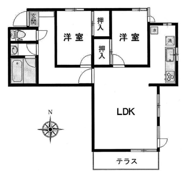 【間取り】 | ガーデンハウス浜田山