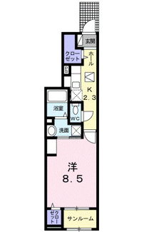 【間取り】 | レゼール　Ⅱ | 間取図