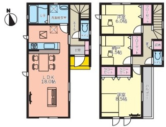 【間取り】 | 菱屋西1丁目　新築戸建