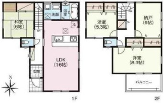 【間取り】 | 大蓮北1丁目　新築戸建
