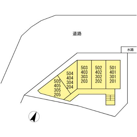 広大ブルデルの区画図