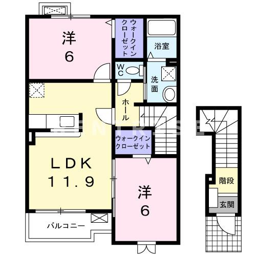 パーク・プレッソＡの間取り|間取図