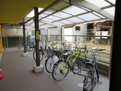 【その他共用部分】 | シエテ東大阪（河内花園賃貸） | 駐輪場です