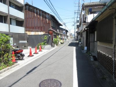 LaVita二条月光（ラヴィータ二条月光）の地図|前面道路