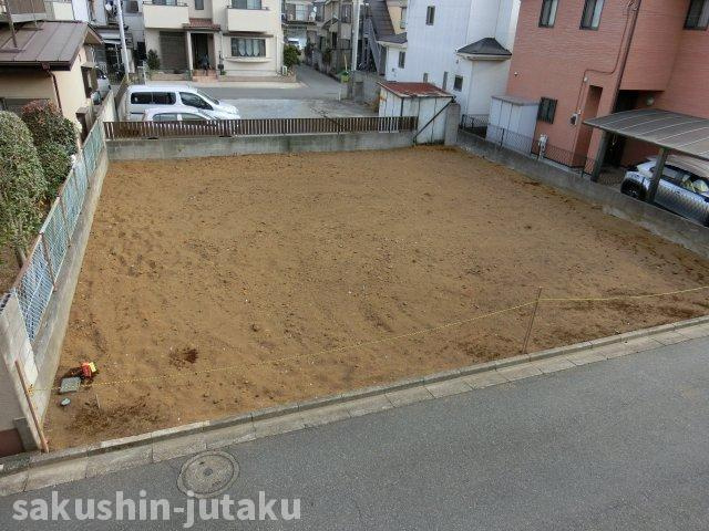 八千代台東３丁目　売地の外観|八千代台東３丁目　売地　更地　建築条件なし　お好きなハウスメーカーでどうぞ　正味48.8坪　整形地　南西側４ｍ道路面　陽当り良好　
