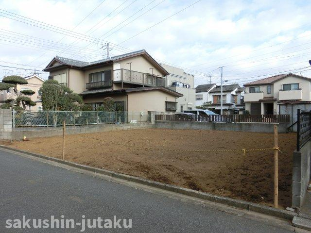 八千代台東３丁目　売地の外観|八千代台東３丁目　売地　更地　建築条件なし　お好きなハウスメーカーでどうぞ　正味48.8坪　整形地　南西側４ｍ道路面　陽当り良好　