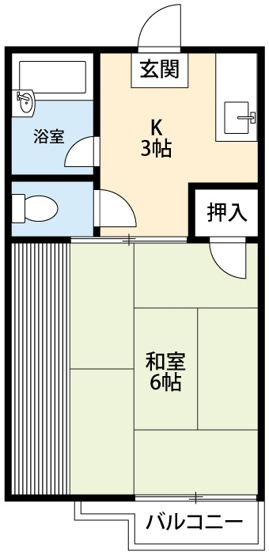 【間取り】 | エレガンス稲荷