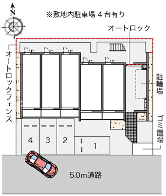 【駐車場】 | クレエイノ太閤通