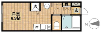 【間取り】 | ル　パラダイス中原