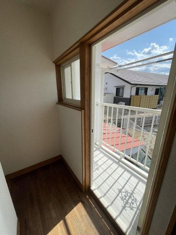 ハイツランバーAのバルコニー