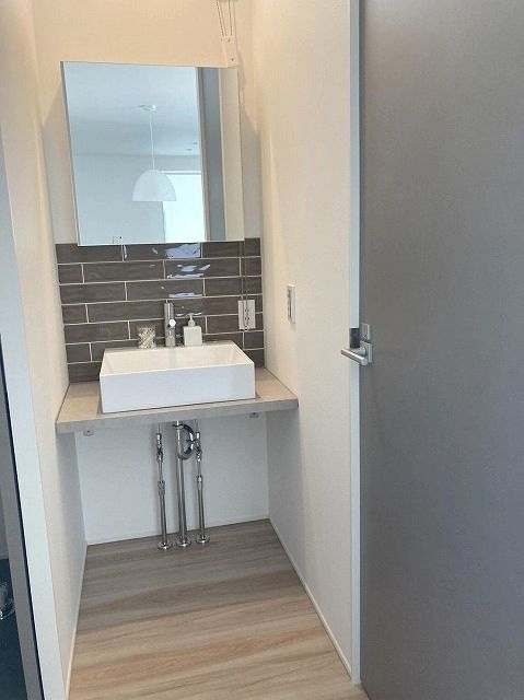 高知市朝倉甲　新築戸建ての洗面所