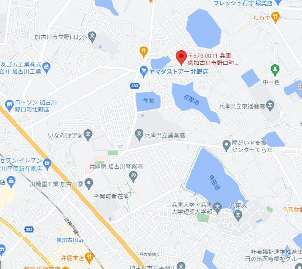 【地図】 | 加古川市野口町北野　中古戸建