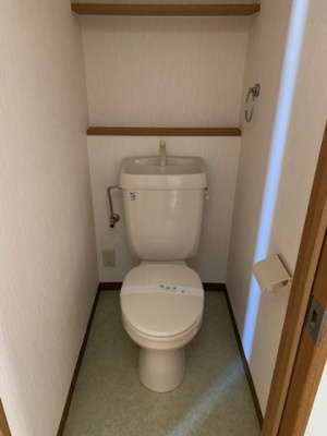 【トイレ】 | シティーハウスにしまち | 落ち着いた色調のトイレです