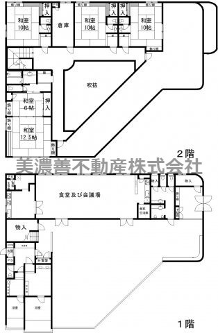 ６０１４９　本巣市佐原保養所の間取り
