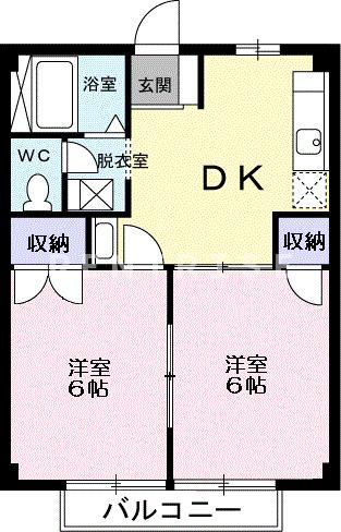 レジデンスＭの間取り|間取図