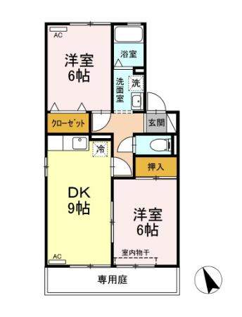 ファミリア21　Aの間取り