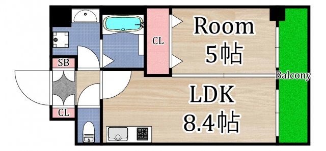【間取り】 | フォレスト蒲生
