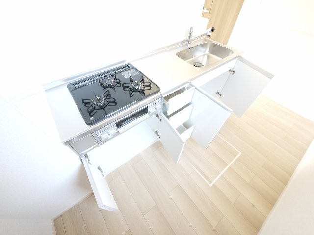 ルナ　ハイツⅡのキッチン|お料理しやすいキッチンです