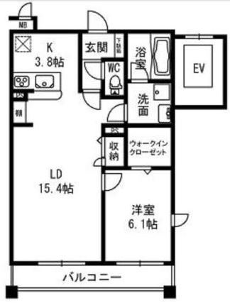 レジデンス二の宮の間取り