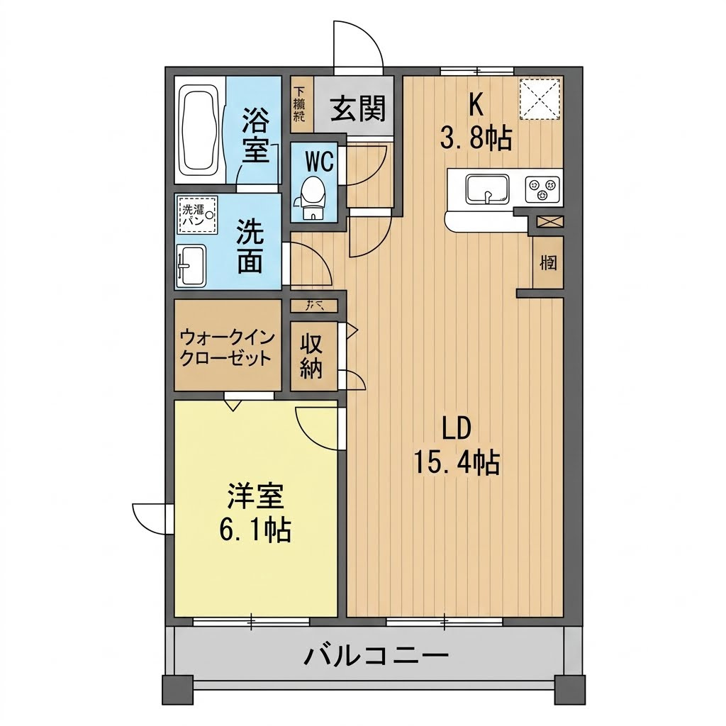 レジデンス二の宮の間取り