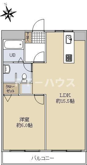 東八コーポの間取り