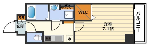 レオンコンフォート天神橋の間取り