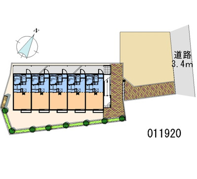 【区画図】 | レオパレスクレスト | 画像4