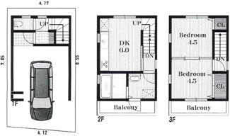 【間取り】 | 大蓮東5丁目　新築戸建