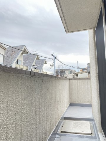 ドミール中延のバルコニー