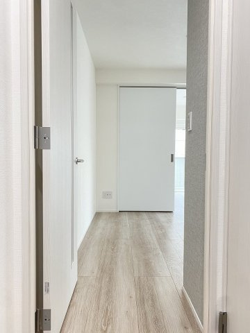 ドミール中延の玄関