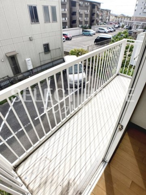 【バルコニー】 | コーポラスノベルティC棟 | バルコニー付きです