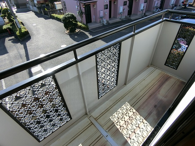 エーデルハイムスズキBのバルコニー