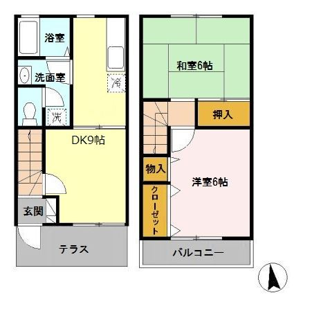 エーデルハイムスズキBの間取り