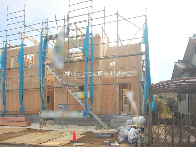 川越かすみ野２期　新築戸建の外観|1号棟　建築中