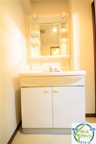 ヴィラパストラルⅡの独立洗面台