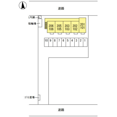 アドバンスの区画図