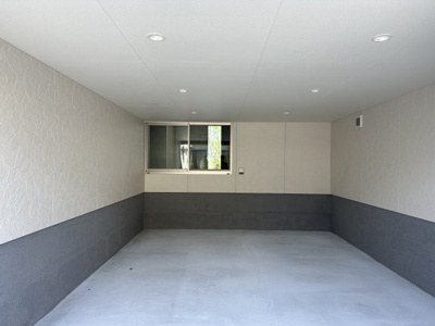 【駐車場】 | ビルトインガレージとKURAのある家 | 幅3,640㎜×奥行5,005㎜（壁芯）