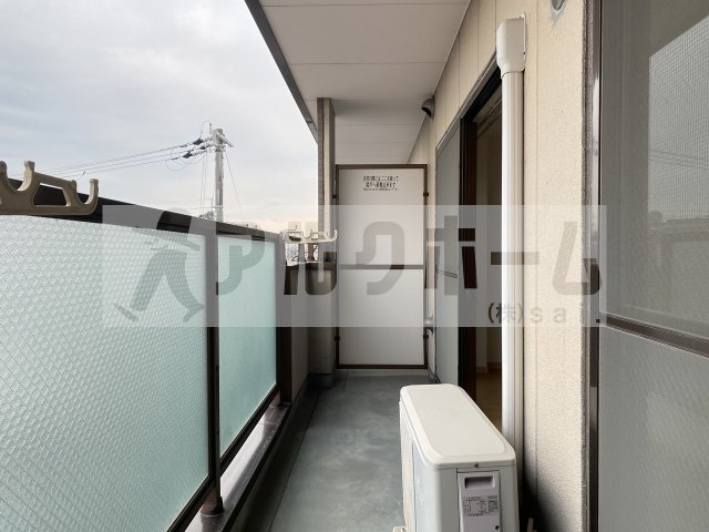 アンソレイエのバルコニー