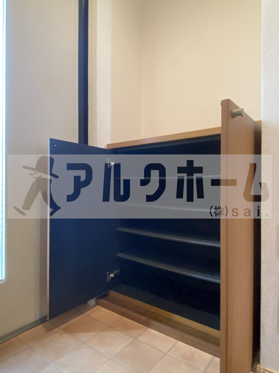 アンソレイエの玄関