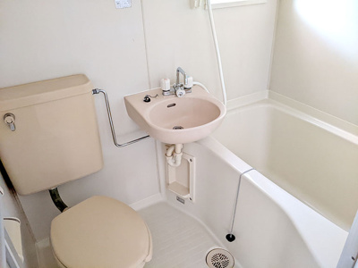 【浴室】 | コーポプラムN | 3点ユニットバス