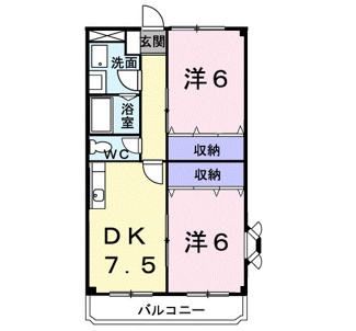 【間取り】 | ビュー緑台