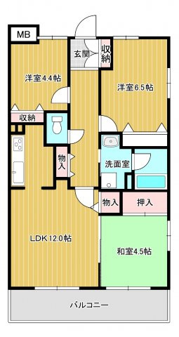【間取り】 | ダイアパレス北六甲 | ダイアパレス北六甲 （Good Home)